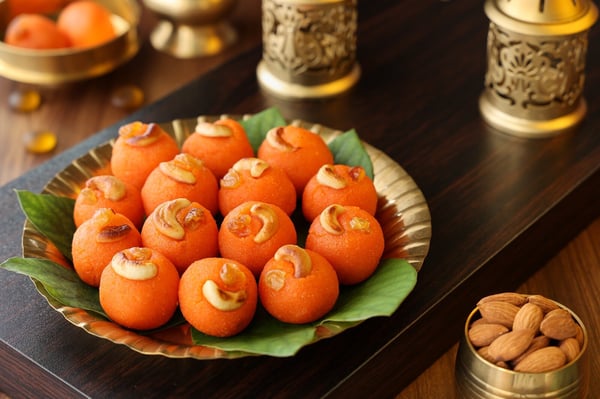 sweet indian snacks called ladoo