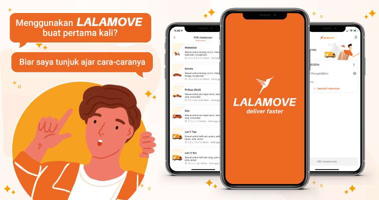 Langkah Langkah Untuk Menggunakan Aplikasi Lalamove