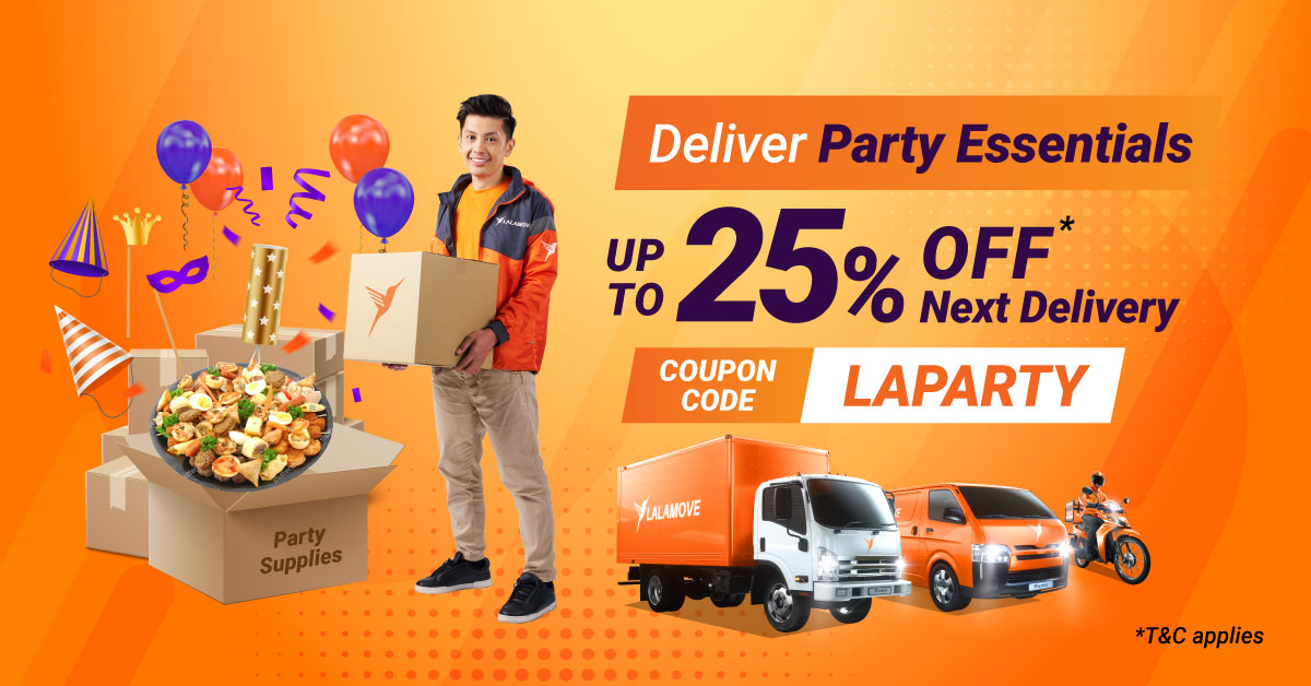 LALAMOVE Party Essentials Delivery